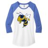 Women's Fitted Very Important Tee ® 3/4 Sleeve Raglan Thumbnail