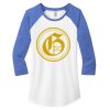 Women's Fitted Very Important Tee ® 3/4 Sleeve Raglan Thumbnail